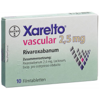 Ксарелто Васкулар 2,5 мг 10 таблеток покрытых оболочкой
